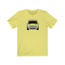 Load image into Gallery viewer, Classic Mini MK3-7 with dual fogs front end Tshirt
