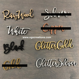 Personalized Name Sign (Font 1)