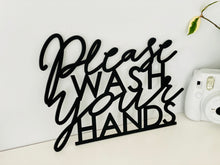 Load image into Gallery viewer, Please Wash Your Hands Sign, 12&quot;x9&quot;
