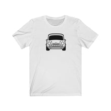 Load image into Gallery viewer, Classic Mini mk1-2 with four fogs front end Tshirt
