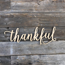 Load image into Gallery viewer, Thankful Sign, 14&quot;W
