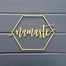 Load image into Gallery viewer, Namaste Sign, 14&quot;W x 10&quot;H
