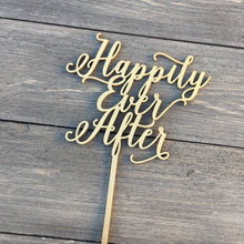 Load image into Gallery viewer, Happily Ever After Cake Topper, 6.5&quot;W
