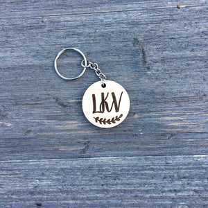 Personalized Monogram Keychain