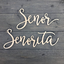 Load image into Gallery viewer, Senor &amp; Senorita Chair Signs
