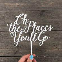 Load image into Gallery viewer, Oh the Places You&#39;ll Go Cake Topper, 7&quot;W
