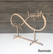 Load image into Gallery viewer, Personalized Infinity Table Top Name Sign, 14&quot;x9&quot;
