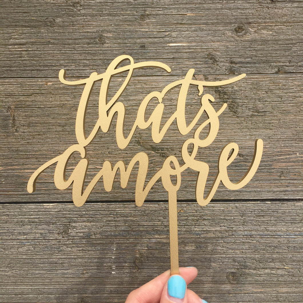 That's Amore Cake Topper, 6