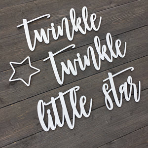 Twinkle Twinkle Little Star Sign