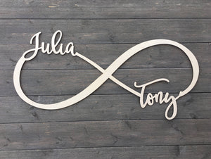Personalized Infinity Name Sign