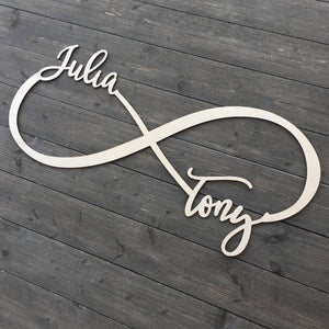 Personalized Infinity Name Sign