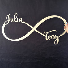 Load image into Gallery viewer, Personalized Infinity Name Sign

