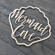Load image into Gallery viewer, Mermaid Cove Sign, 14&quot;x12.75&quot;
