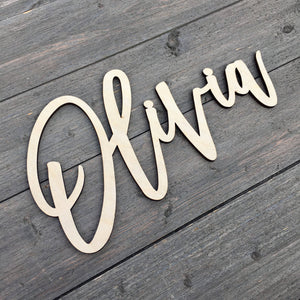 Personalized Name Sign (Font Option 9)