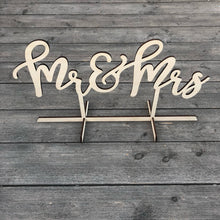 Load image into Gallery viewer, Mr &amp; Mrs Table Top Sign
