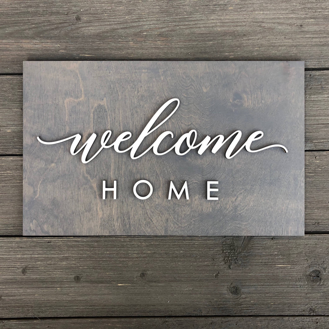 Welcome Home Plank Sign, 15