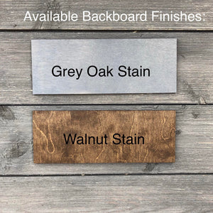 Welcome Home Plank Sign, 15"x9"