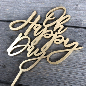 Oh Happy Day Cake Topper, 5.5"W
