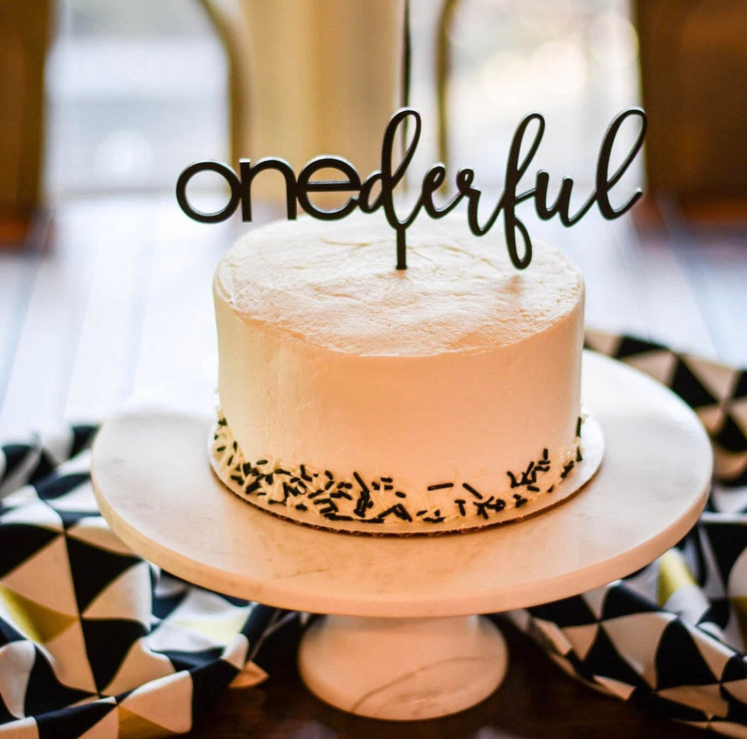 Onederful Cake Topper, 8