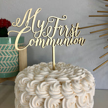 Load image into Gallery viewer, My First Communion Cake Topper, 6&quot;W
