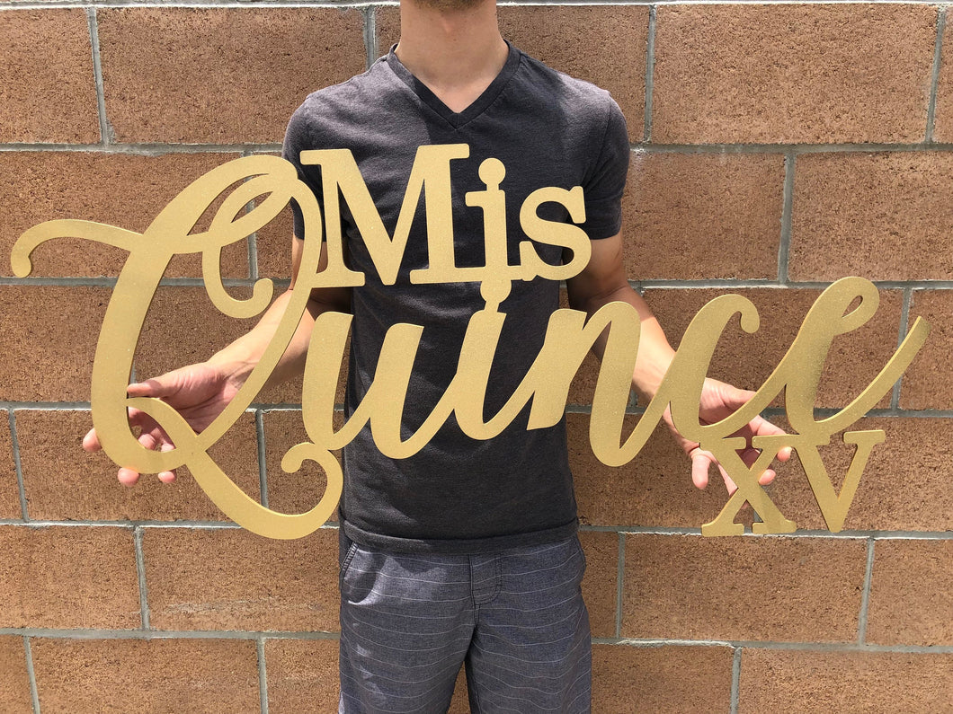 Mis Quince XV Sign, 35