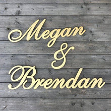 Load image into Gallery viewer, Personalized Couples Name Sign (Version 2)
