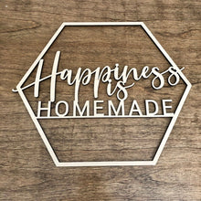 Load image into Gallery viewer, Happiness is Homemade Sign, 13&quot;x11&quot;
