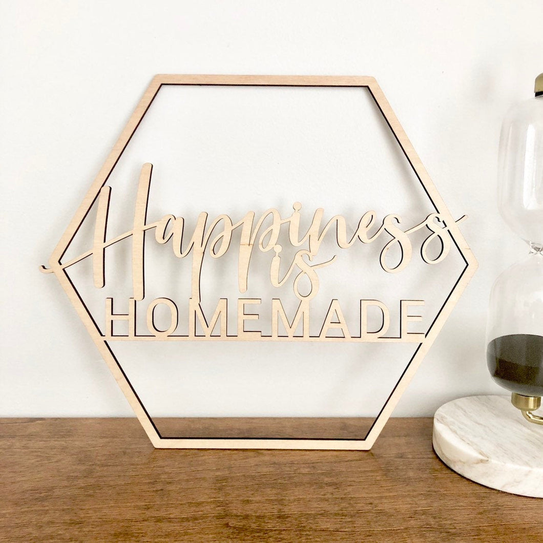 Happiness is Homemade Sign, 13