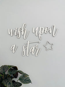 Wish Upon A Star Sign