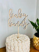 Load image into Gallery viewer, Personalized Baby Name Cake Topper, 6&quot;W

