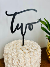 Load image into Gallery viewer, Two Cake Topper, 6&quot;W
