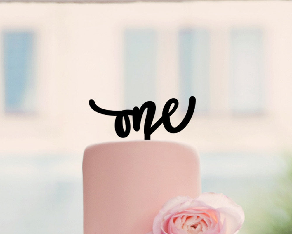 One Cake Topper, 6